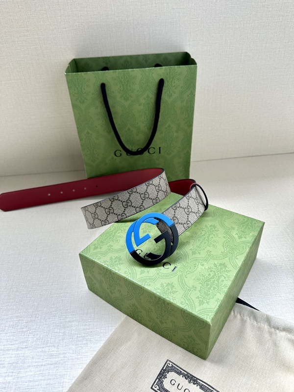 グッチベルト激安角部分ディテール